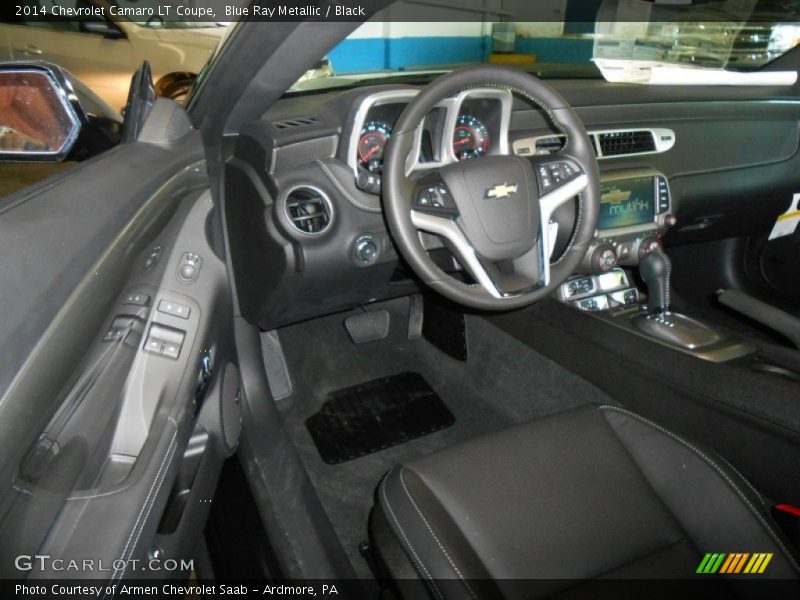 Blue Ray Metallic / Black 2014 Chevrolet Camaro LT Coupe