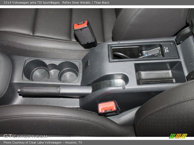 Reflex Silver Metallic / Titan Black 2014 Volkswagen Jetta TDI SportWagen