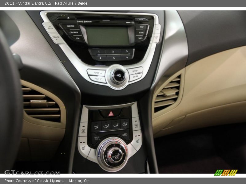 Red Allure / Beige 2011 Hyundai Elantra GLS