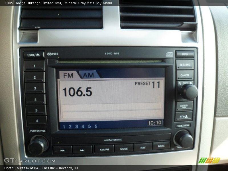 Mineral Gray Metallic / Khaki 2005 Dodge Durango Limited 4x4