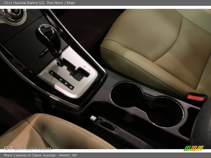 Red Allure / Beige 2011 Hyundai Elantra GLS