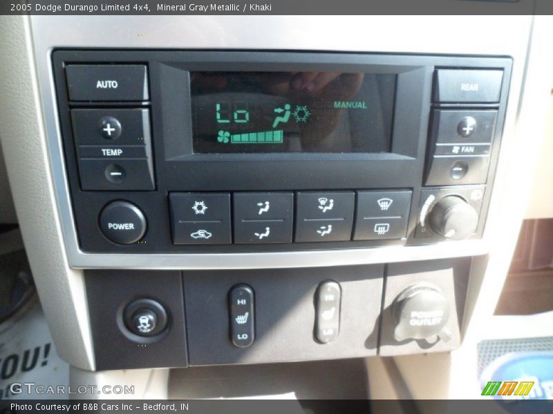 Mineral Gray Metallic / Khaki 2005 Dodge Durango Limited 4x4