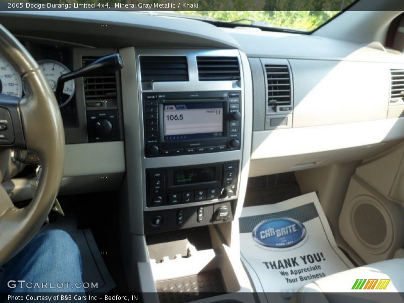 Mineral Gray Metallic / Khaki 2005 Dodge Durango Limited 4x4