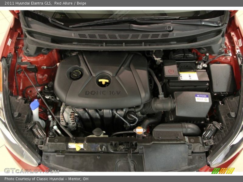 Red Allure / Beige 2011 Hyundai Elantra GLS