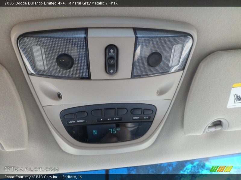 Mineral Gray Metallic / Khaki 2005 Dodge Durango Limited 4x4