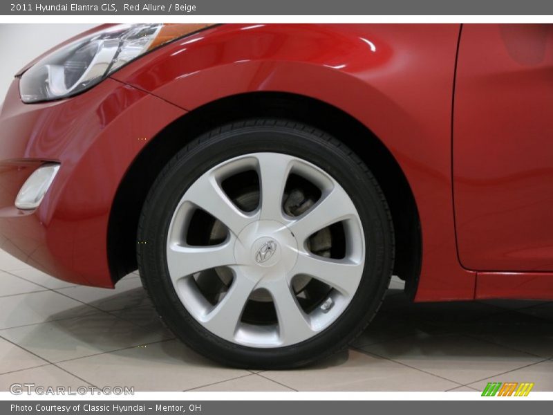 Red Allure / Beige 2011 Hyundai Elantra GLS