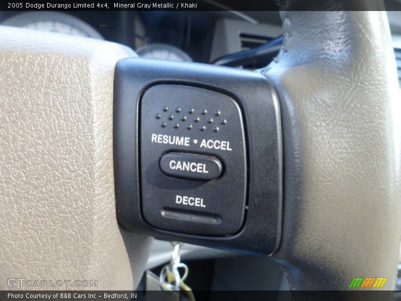 Mineral Gray Metallic / Khaki 2005 Dodge Durango Limited 4x4