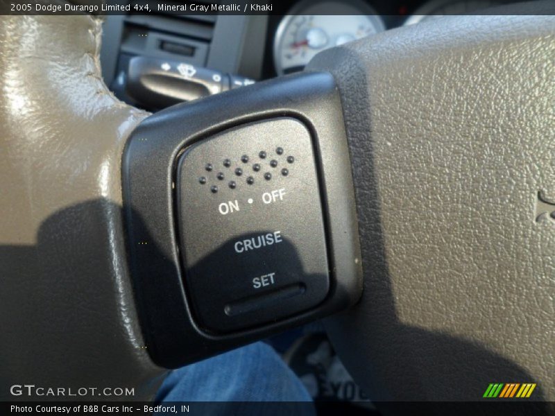 Mineral Gray Metallic / Khaki 2005 Dodge Durango Limited 4x4