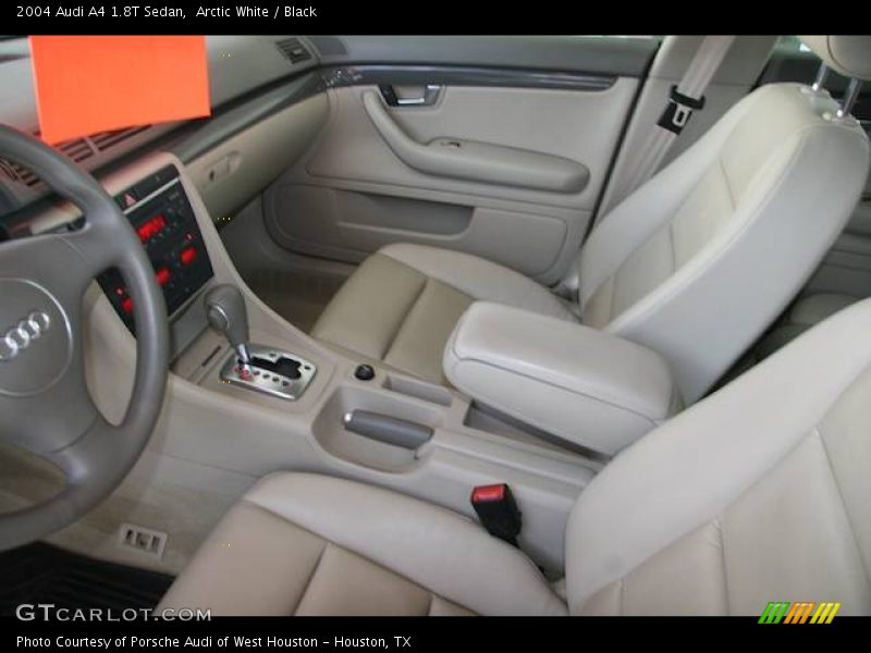 Arctic White / Black 2004 Audi A4 1.8T Sedan