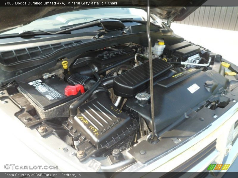 Mineral Gray Metallic / Khaki 2005 Dodge Durango Limited 4x4