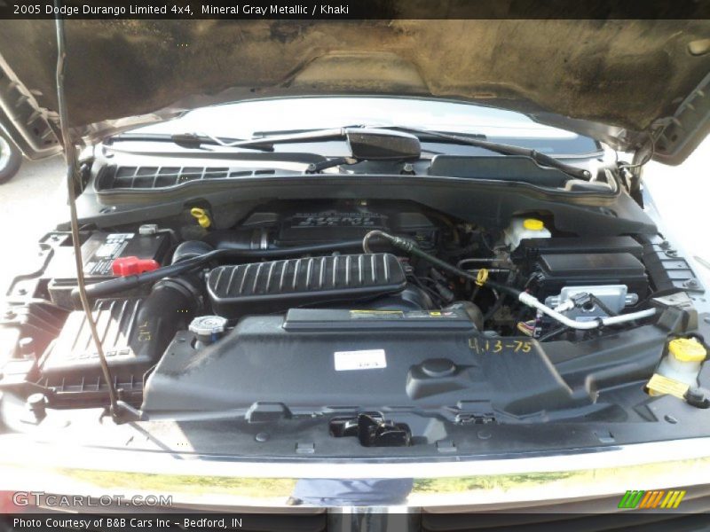 Mineral Gray Metallic / Khaki 2005 Dodge Durango Limited 4x4