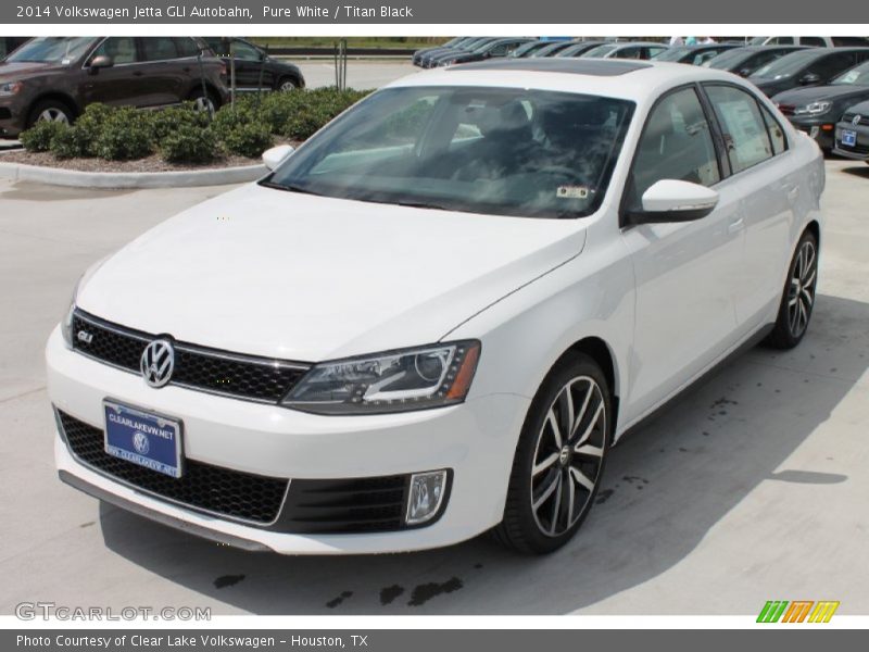 Pure White / Titan Black 2014 Volkswagen Jetta GLI Autobahn