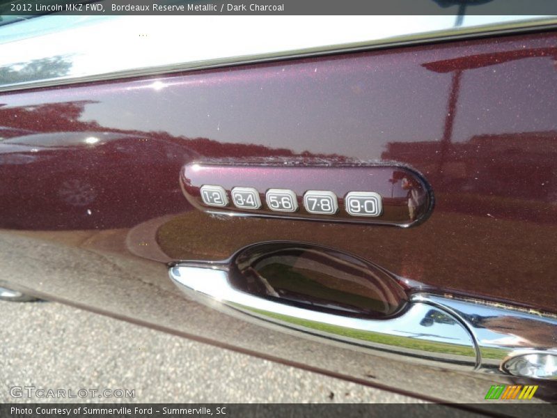 Bordeaux Reserve Metallic / Dark Charcoal 2012 Lincoln MKZ FWD