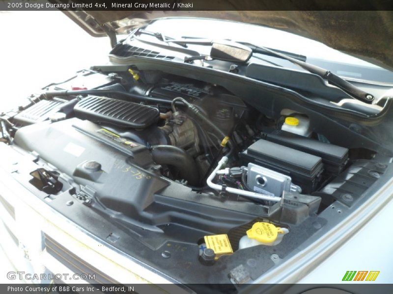 Mineral Gray Metallic / Khaki 2005 Dodge Durango Limited 4x4