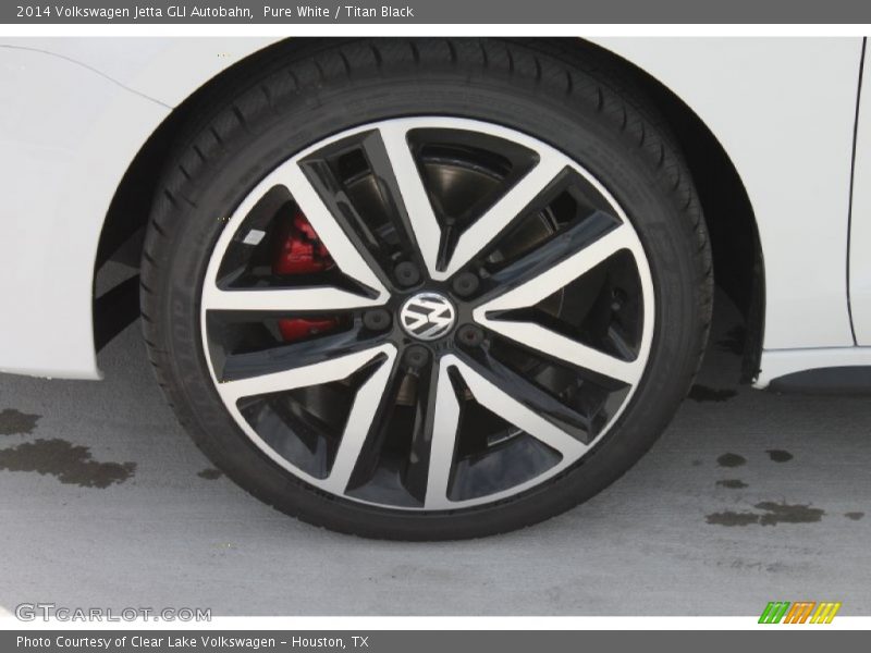 Pure White / Titan Black 2014 Volkswagen Jetta GLI Autobahn