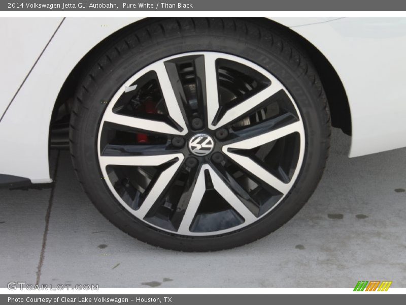 Pure White / Titan Black 2014 Volkswagen Jetta GLI Autobahn