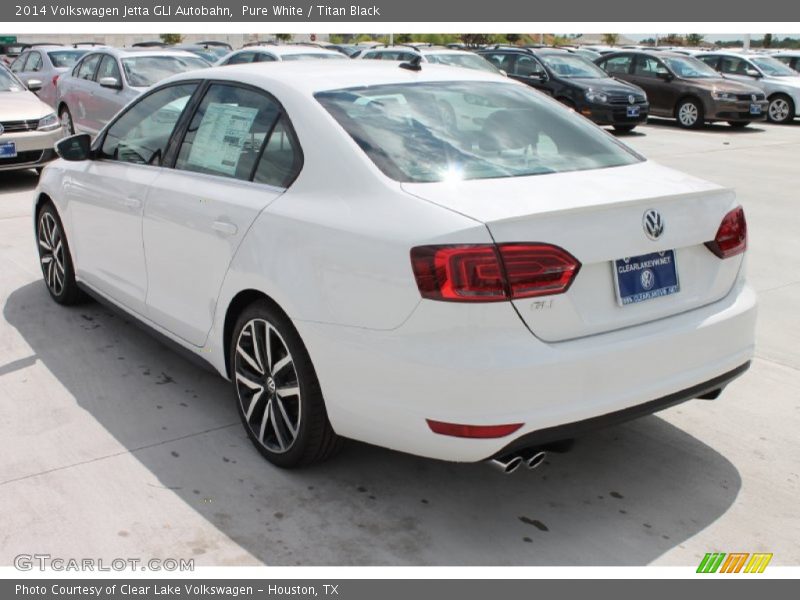 Pure White / Titan Black 2014 Volkswagen Jetta GLI Autobahn