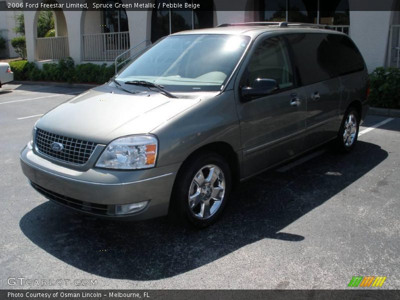 Spruce Green Metallic / Pebble Beige 2006 Ford Freestar Limited