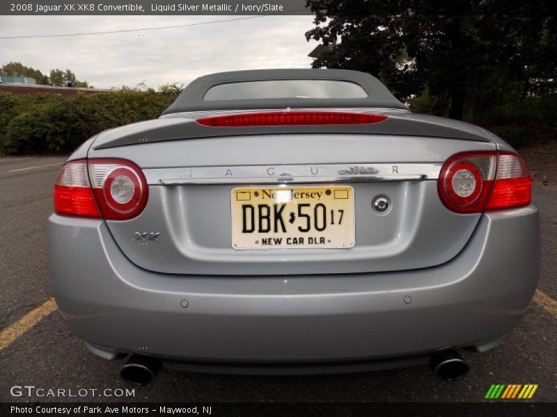 Liquid Silver Metallic / Ivory/Slate 2008 Jaguar XK XK8 Convertible