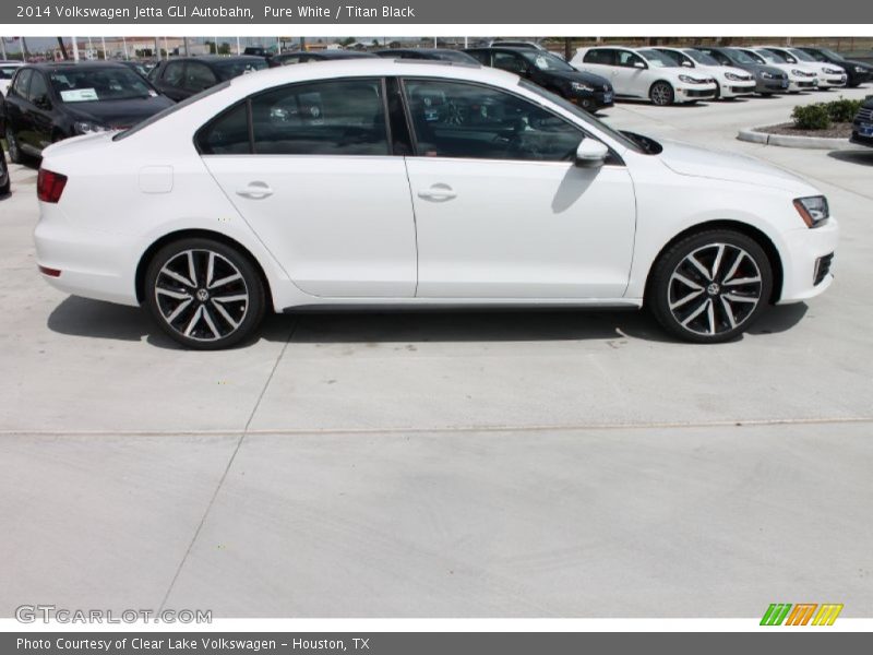 Pure White / Titan Black 2014 Volkswagen Jetta GLI Autobahn