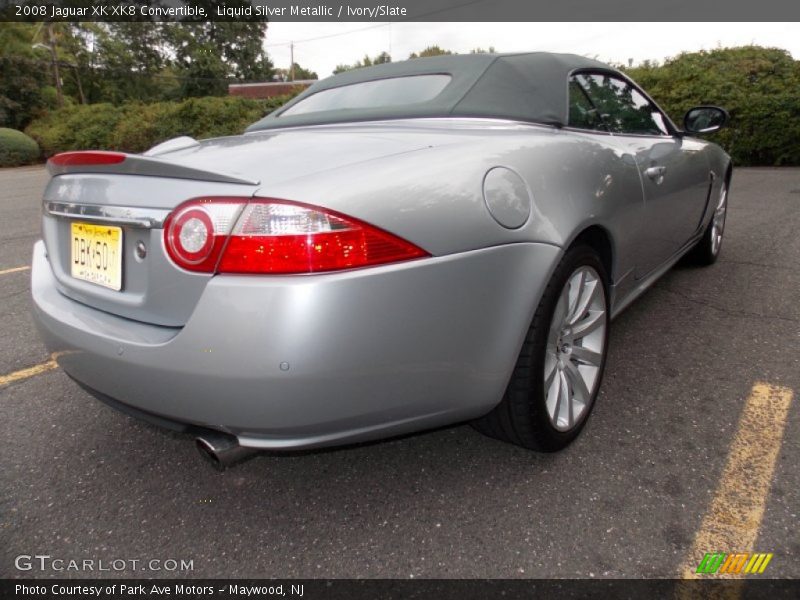 Liquid Silver Metallic / Ivory/Slate 2008 Jaguar XK XK8 Convertible