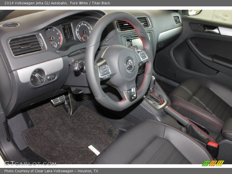 Pure White / Titan Black 2014 Volkswagen Jetta GLI Autobahn