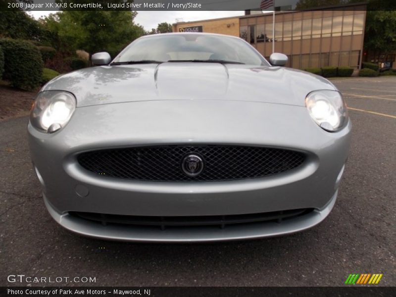 Liquid Silver Metallic / Ivory/Slate 2008 Jaguar XK XK8 Convertible