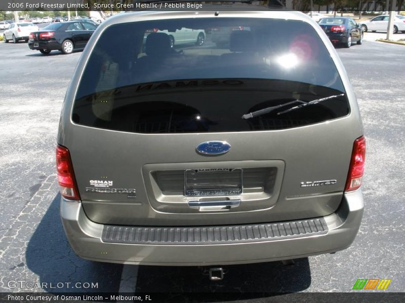 Spruce Green Metallic / Pebble Beige 2006 Ford Freestar Limited