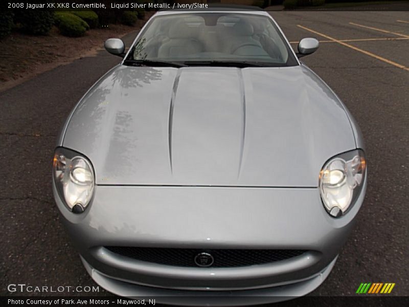 Liquid Silver Metallic / Ivory/Slate 2008 Jaguar XK XK8 Convertible