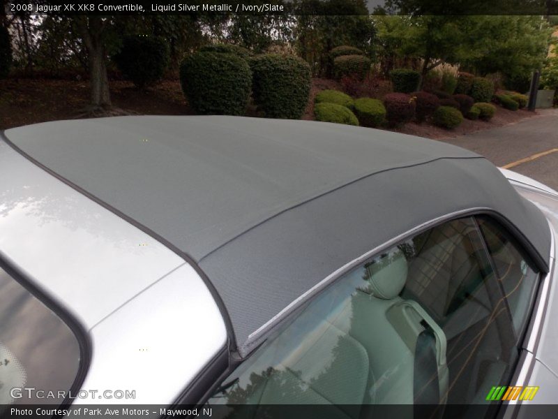 Liquid Silver Metallic / Ivory/Slate 2008 Jaguar XK XK8 Convertible