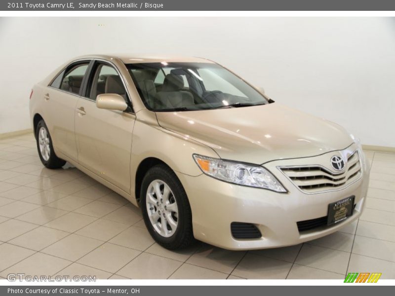 Sandy Beach Metallic / Bisque 2011 Toyota Camry LE