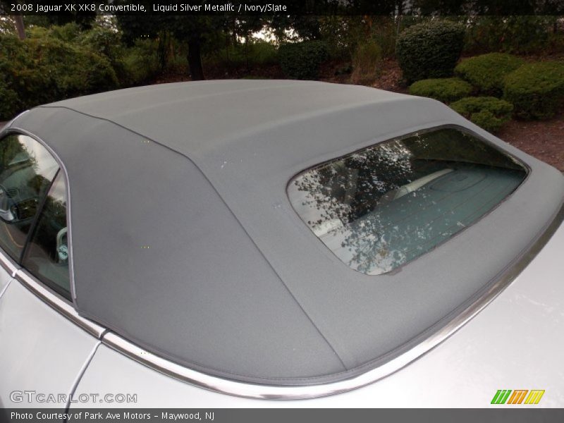 Liquid Silver Metallic / Ivory/Slate 2008 Jaguar XK XK8 Convertible