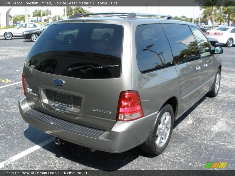 Spruce Green Metallic / Pebble Beige 2006 Ford Freestar Limited