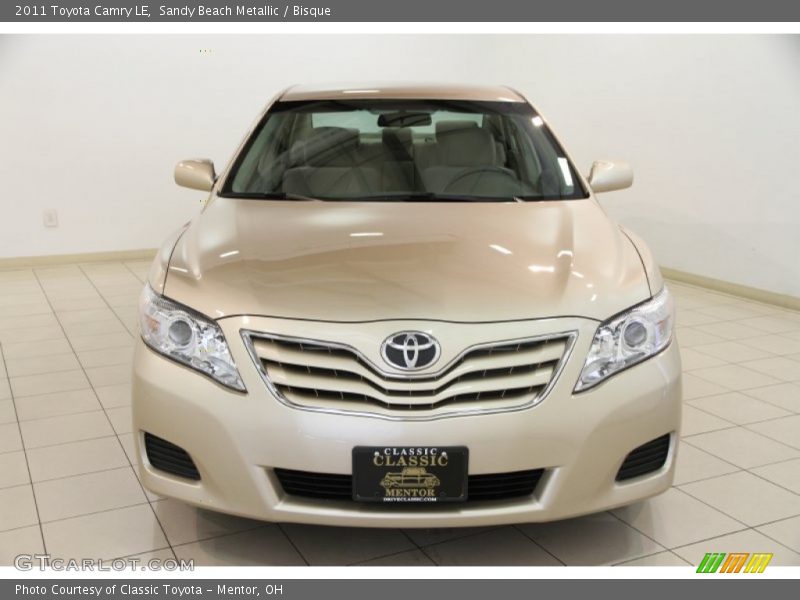 Sandy Beach Metallic / Bisque 2011 Toyota Camry LE
