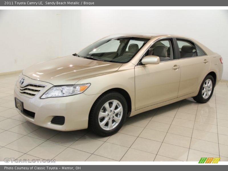 Sandy Beach Metallic / Bisque 2011 Toyota Camry LE