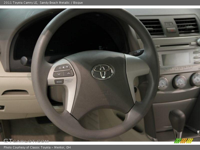 Sandy Beach Metallic / Bisque 2011 Toyota Camry LE