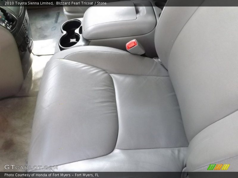 Blizzard Pearl Tricoat / Stone 2010 Toyota Sienna Limited