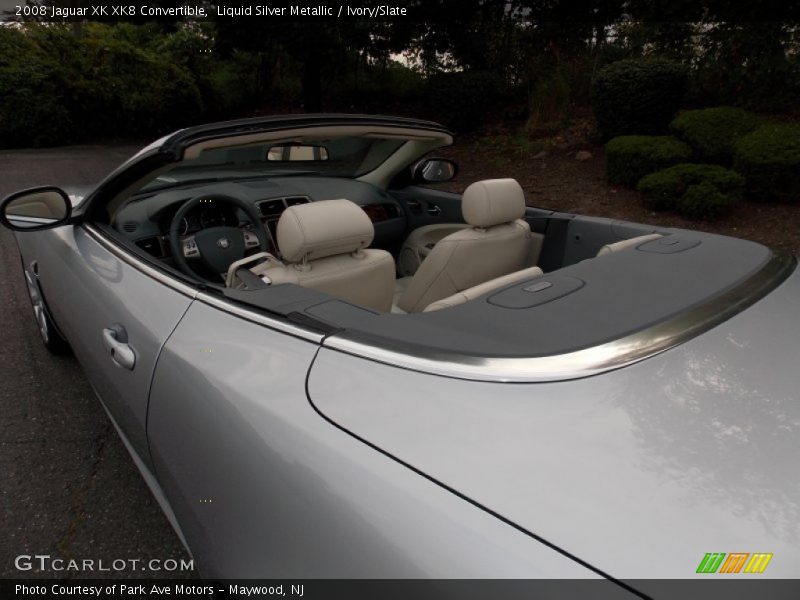 Liquid Silver Metallic / Ivory/Slate 2008 Jaguar XK XK8 Convertible