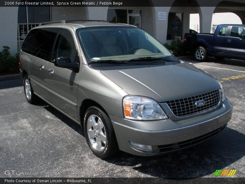Spruce Green Metallic / Pebble Beige 2006 Ford Freestar Limited