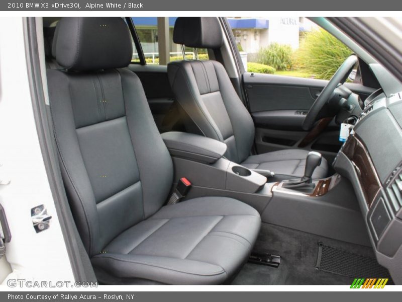 Alpine White / Black 2010 BMW X3 xDrive30i