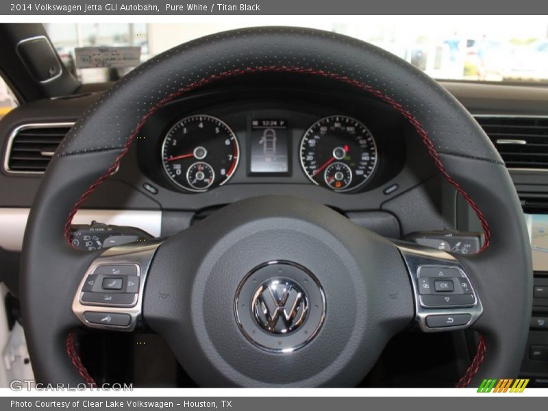 Pure White / Titan Black 2014 Volkswagen Jetta GLI Autobahn
