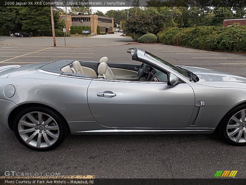 Liquid Silver Metallic / Ivory/Slate 2008 Jaguar XK XK8 Convertible