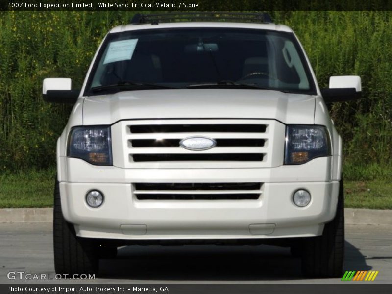 White Sand Tri Coat Metallic / Stone 2007 Ford Expedition Limited