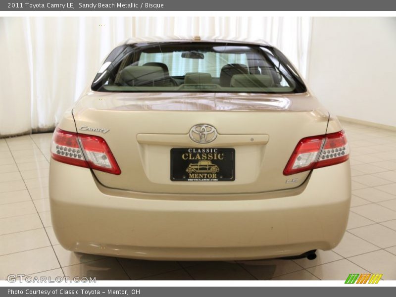 Sandy Beach Metallic / Bisque 2011 Toyota Camry LE