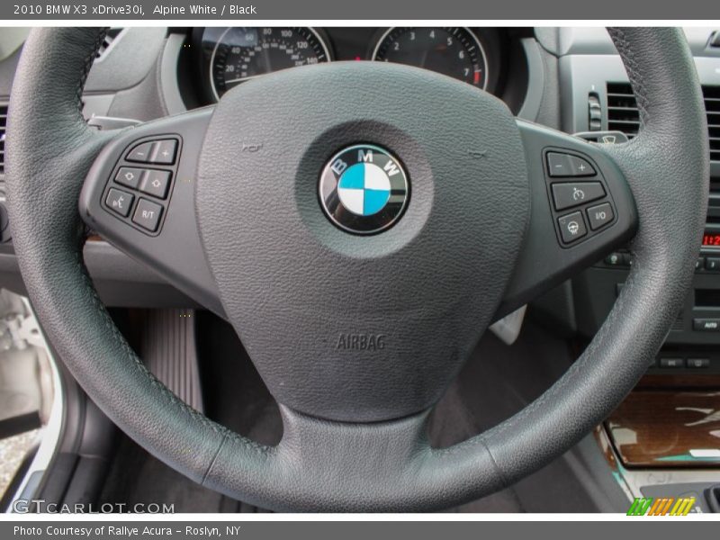 Alpine White / Black 2010 BMW X3 xDrive30i