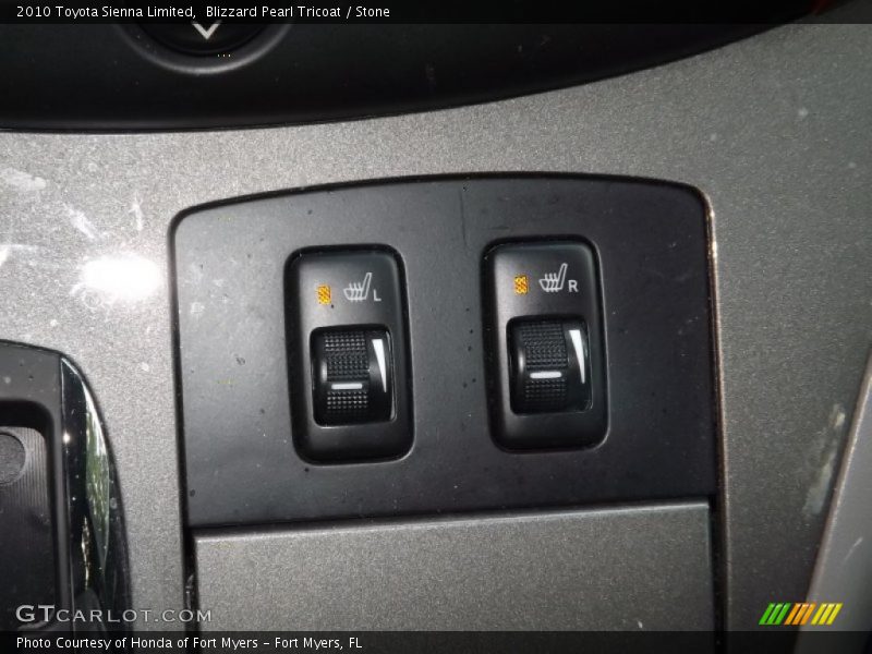 Blizzard Pearl Tricoat / Stone 2010 Toyota Sienna Limited