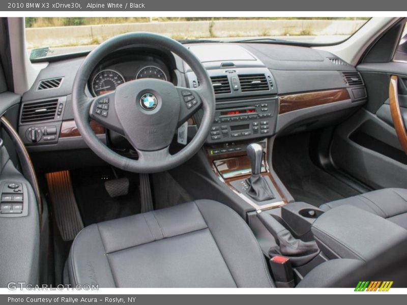 Alpine White / Black 2010 BMW X3 xDrive30i