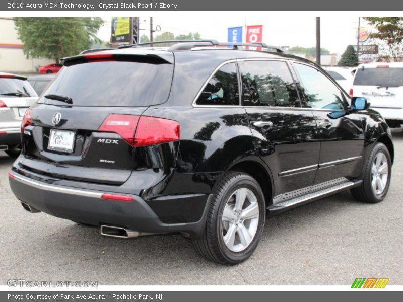 Crystal Black Pearl / Ebony 2010 Acura MDX Technology
