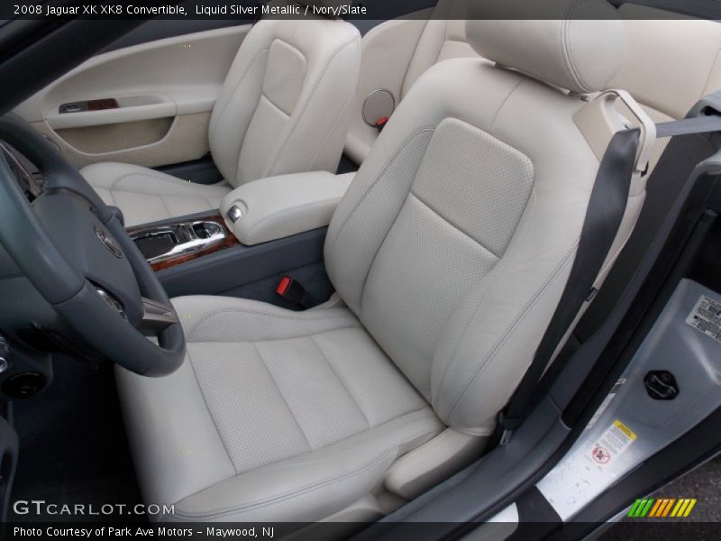 Liquid Silver Metallic / Ivory/Slate 2008 Jaguar XK XK8 Convertible