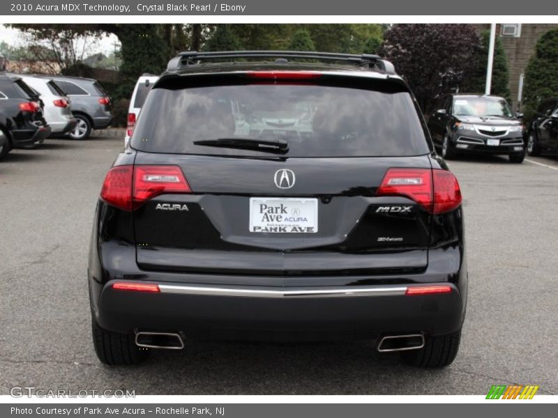 Crystal Black Pearl / Ebony 2010 Acura MDX Technology